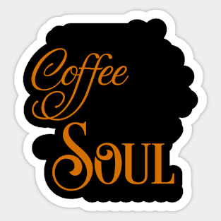 Black Coffee Gifts for Coffee Lovers Addicts Caffeine Sticker